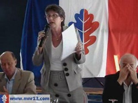 UDT MNR 2009: Annick Martin (Secrétaire générale du MNR) 1/2