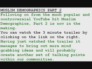 Muslim Demographics Part 2