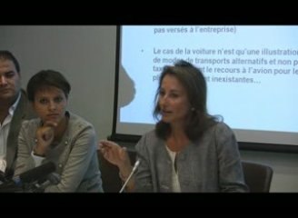 Conférence de Presse de Ségolène Royal sur la Taxe Carbone