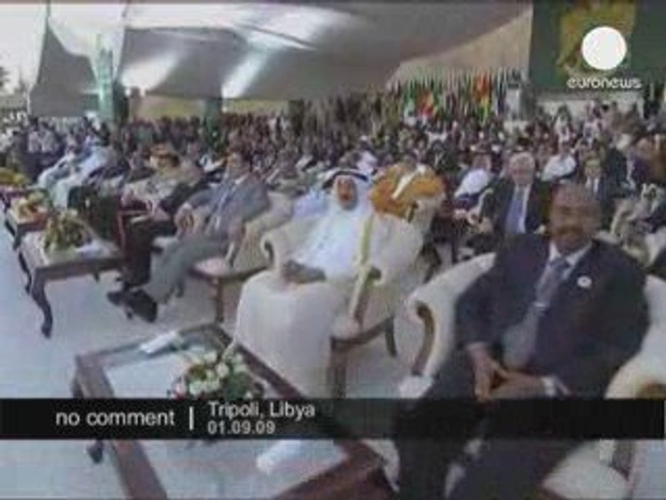 Cérémonies pour les 40 ans au pouvoir de Mouammar Kadhafi