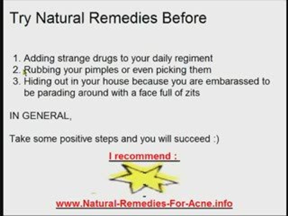Best Natural Remeides for Acne