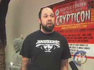 ITV Art interviews Jeff Cornell w/Hidden Hand at Crypticon
