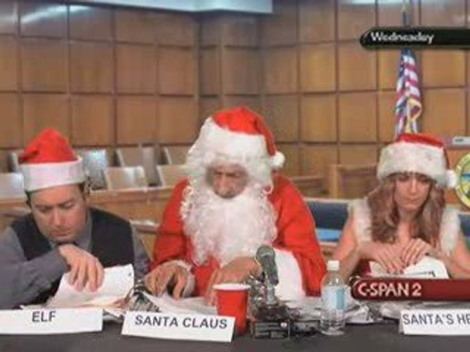 Santa Claus needs help from congress