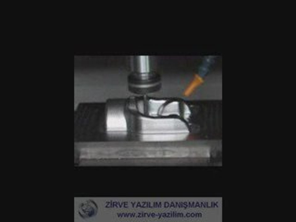 NCBrain ile optimize edilerek işlenen dövme kalıbı