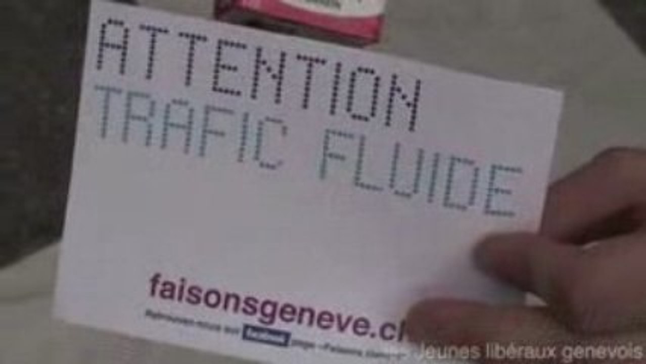 Stop aux bouchons - Grand Conseil