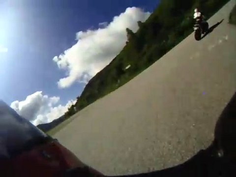 Le Col de la Croix de Fer (2068 m) en moto le 20 Juin 2009