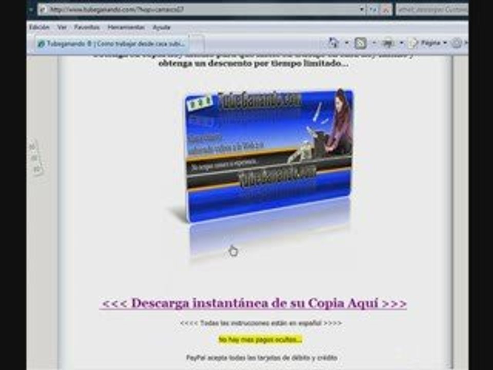 Ganar dinero por Internet tubeganando