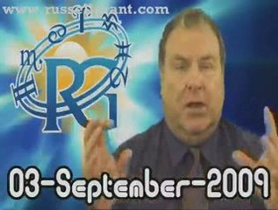 RussellGrant.com Video Horoscope Taurus September Thursday 3