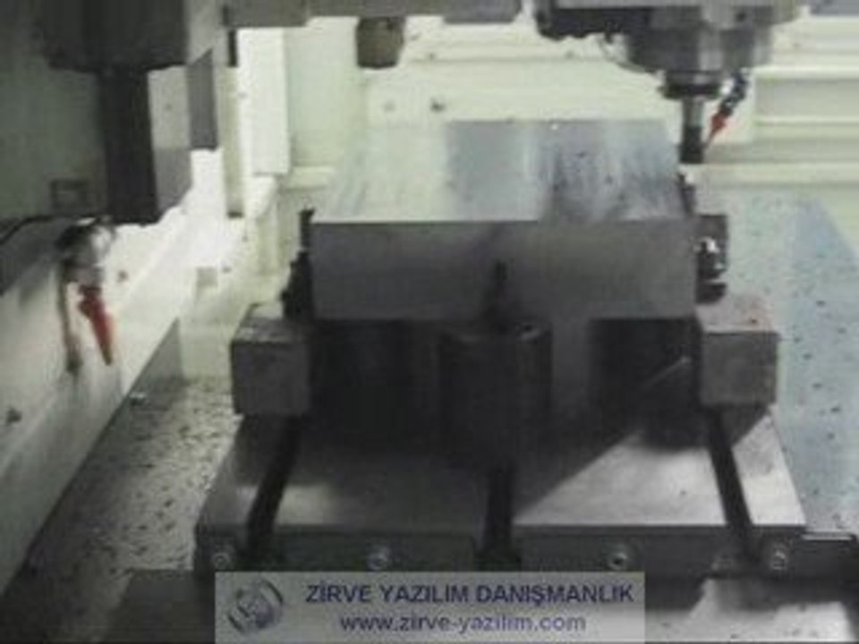 NCBrain ile CAM datası optimize edilerek işlenen kalıp