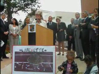 Inauguration centre scolaire L. Hachette - Yolande Deshayes