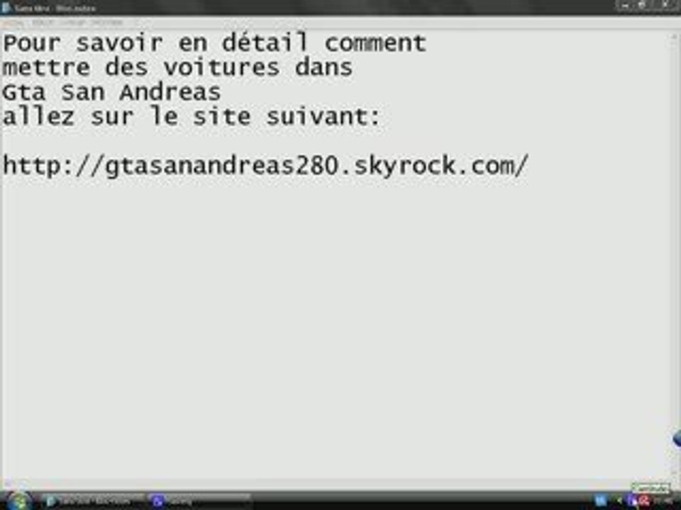 comment mettre des voitures dans gta san andreas