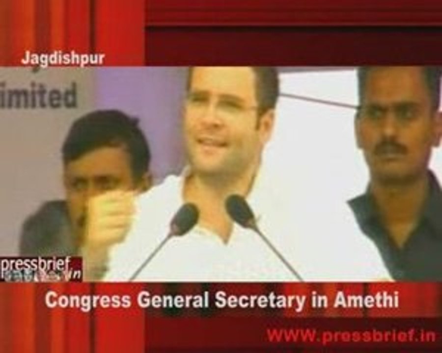 Congress General Secretary Rahul Gandhi in Amethi 17th Augus