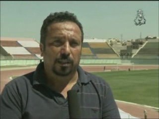 Préparation du stadeTchaker avant le match Algérie Zambie