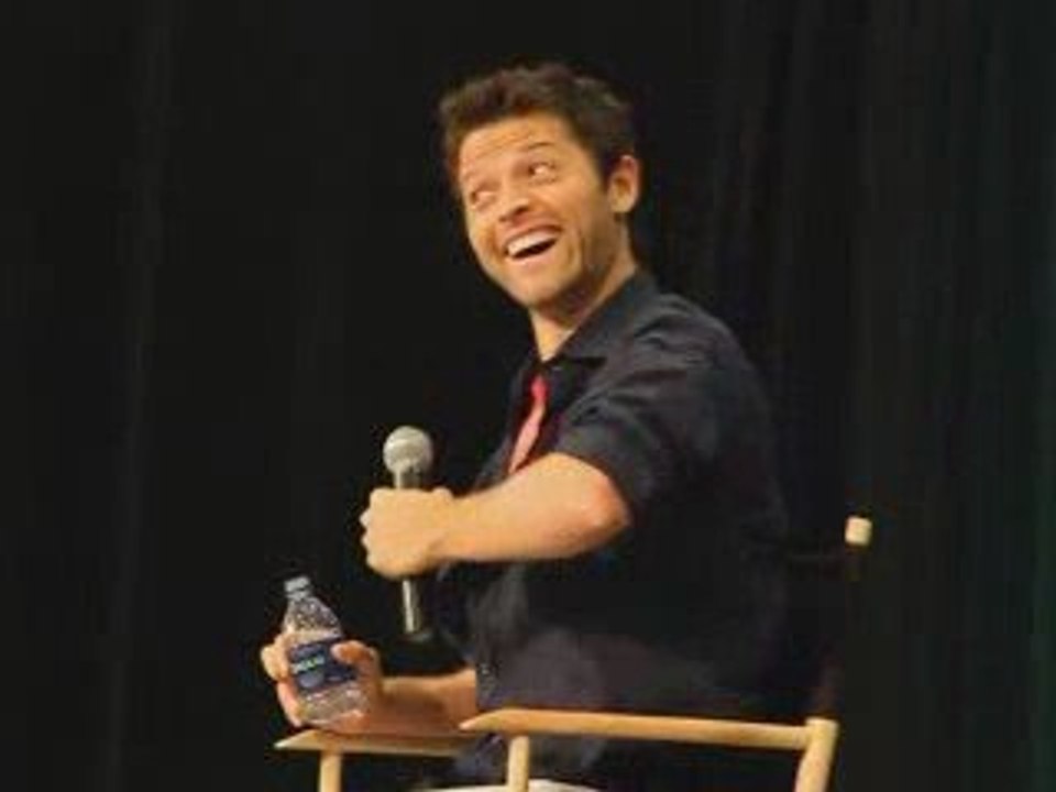 Jared grabs Misha's ass
