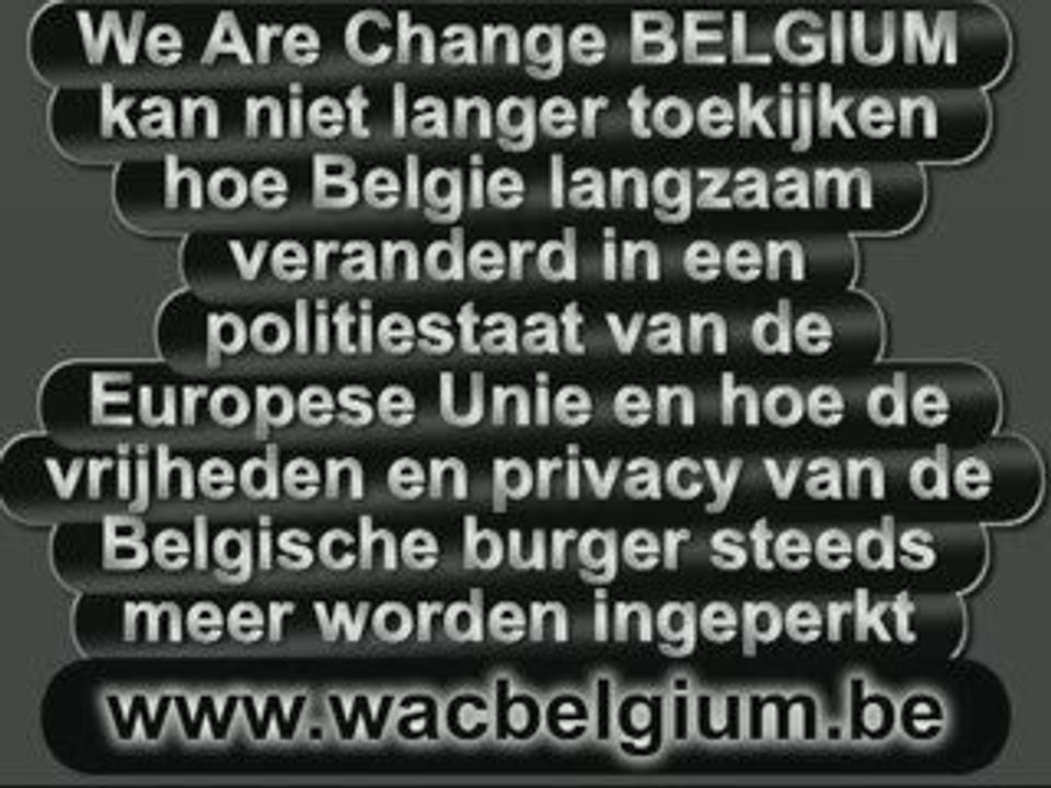 We Are Change 11-09-2009 @ Brussel