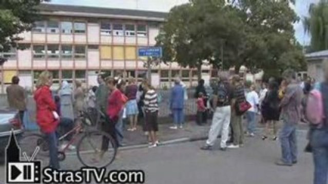 Rentrée des écoles primaires à Strasbourg