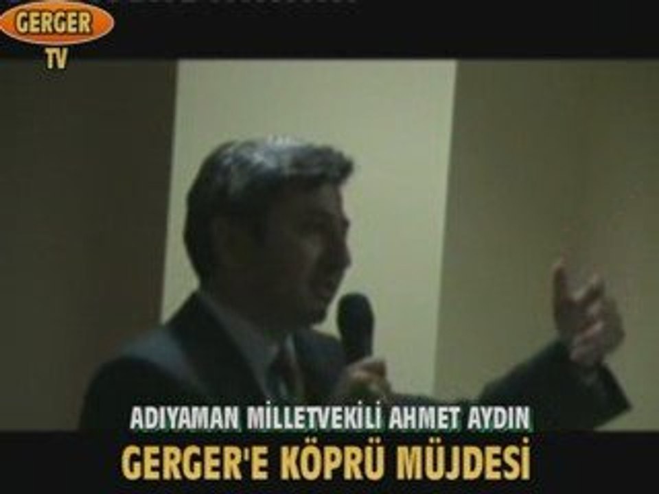 GERGER'E KÖPRÜ MÜJDESİ