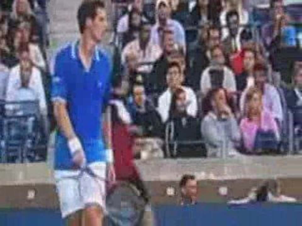 US Open Ball Boy Eats It