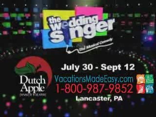 The Wedding Singer at the Dutch Apple Dinner Theatre