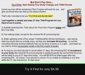 The Truth About 6 PACK ABS Revealed-Risk Free Guarantee!