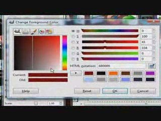 Blood splatter effect in gimp