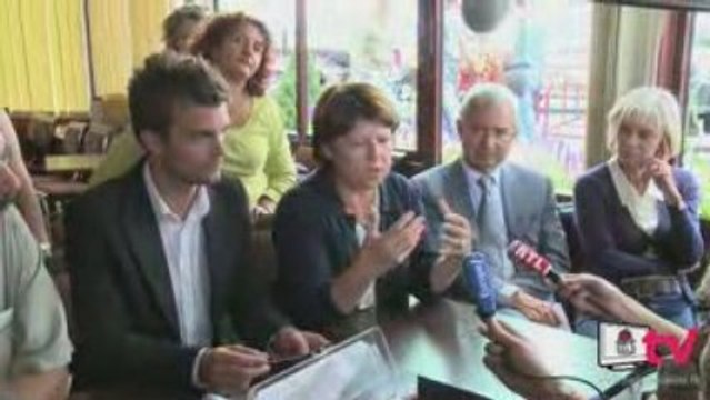 Rentrée scolaire : Martine Aubry et Bruno Julliard à Bondy