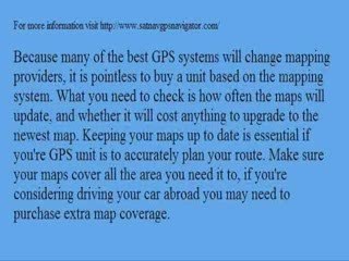 Information and advice on the best GPS systems