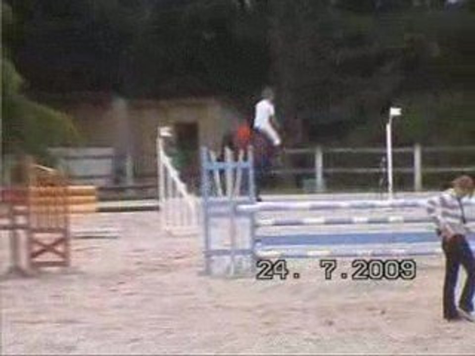 Quamiro de Damiro B & Yoann - Concours CSO  1m à Genainville