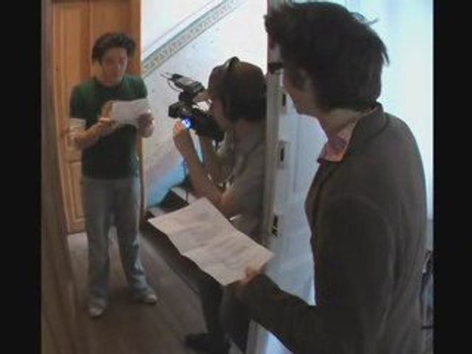 Le Visiteur du futur - tournage de l'épisode 11