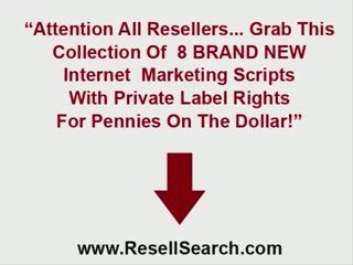 8 Internet Marketing Scripts With Private Label Rights