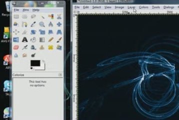 Make a cool background on gimp