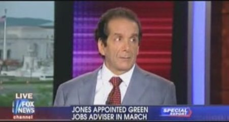 Krauthammer Van Jones being a 9-11 Truther is Devastating.