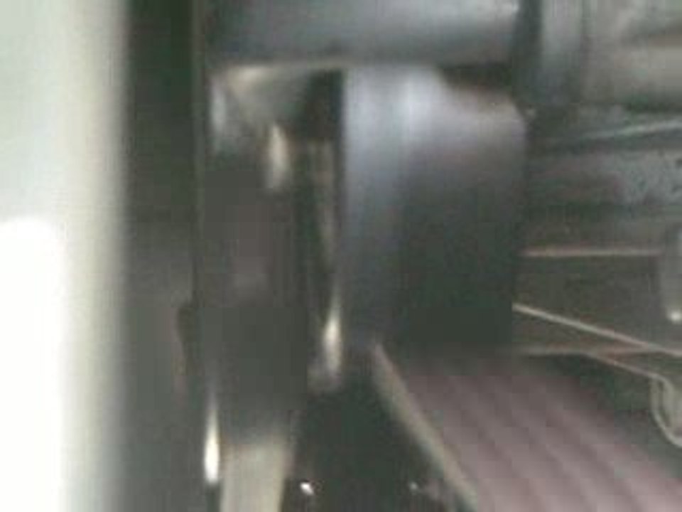 Courroie sur Galet tendeur