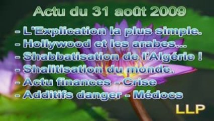 Actu et réflexions du 1er septembre 2009