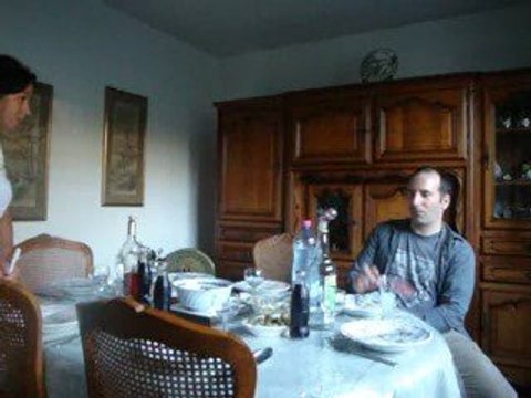 / á table avec mon cousin Gaby /