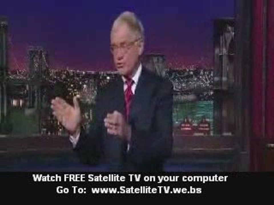 Letterman - Dave's Monologue