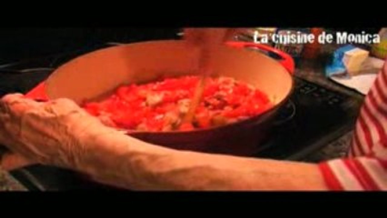 Sauce tomate (Recette de Monica)