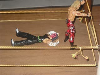match figurines de catch jeff hardy vs edge