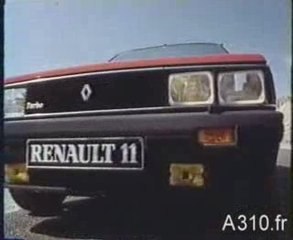Pub française R11 Turbo