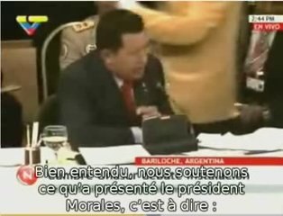 Chavez et les bases US sous-titré en français