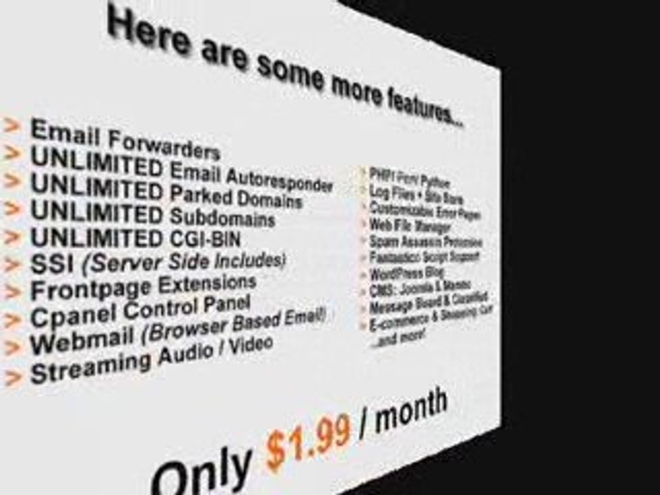 Cheap & Realible Web Hosting just for $1.99
