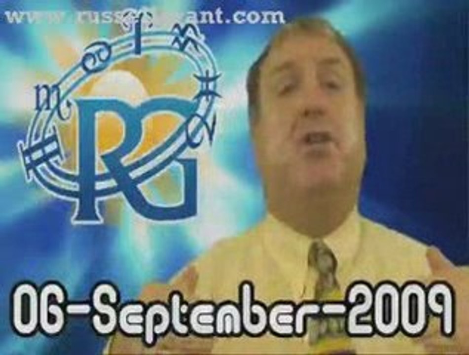 RussellGrant.com Video Horoscope Taurus September Sunday 6th