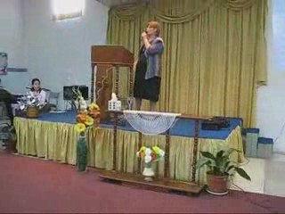 PRÉDICA DE LA PASTORA MARÍA SÁNCHEZ DE SINGLS