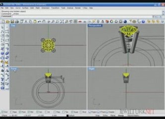 Rhinoceros Tutorials 01 - Solitaire Ring