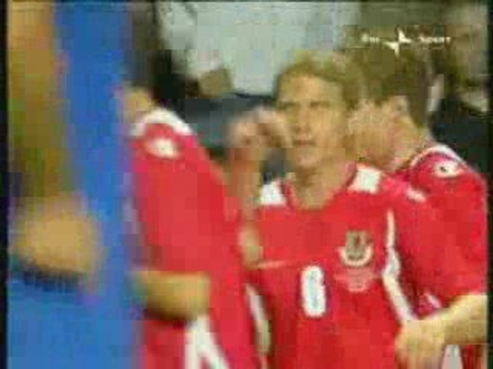 (RAI TRE) EUROPEI UNDER 21 GOAL AL VOLO DI RAMSEY GALLES-ITA