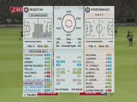 Beşiktaş 2-1 Fenerbahçe Pes 2009 2.Bölüm