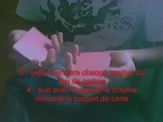 apprendre manipulation de cartes