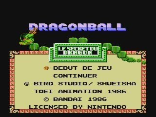 [Nes] Dragon Ball : Le secret du dragon