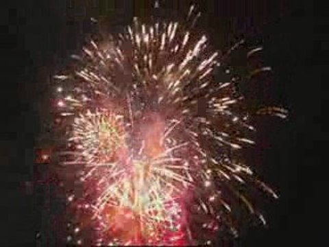 Feu d'artifice à Fouras le 24 juillet 2009