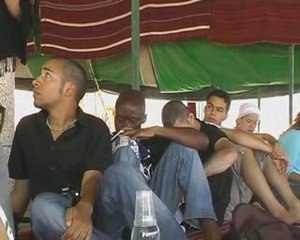 Bédouins dans le désert du Nakab